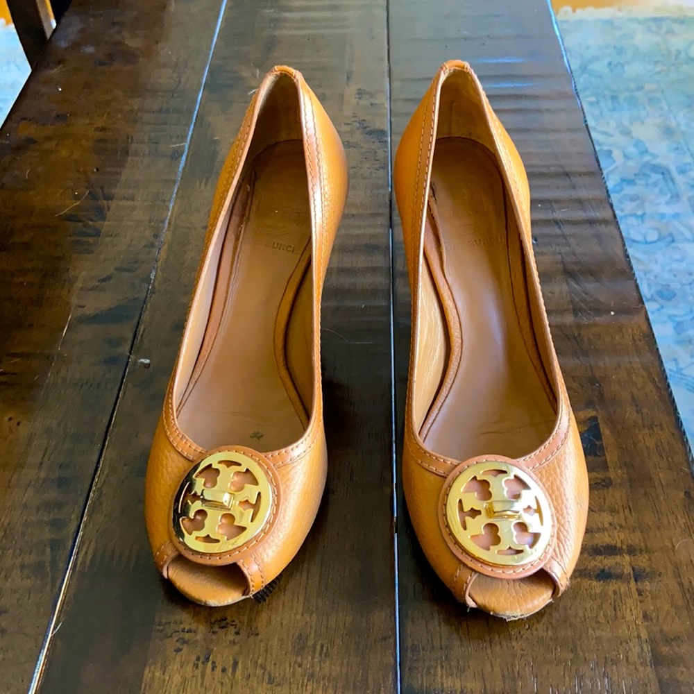 Tory Burch Brown Wedges